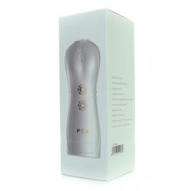 Мастурбатор Vibrating and Flashing Masturbation Cup USB 7+7 Function / Talk Mode (White) - 4