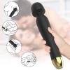 Вібромасажер Silicone Massager Black USB