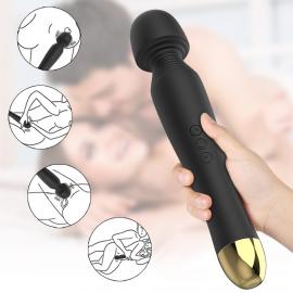 Вибромассажер Silicone Massager Black USB - 3