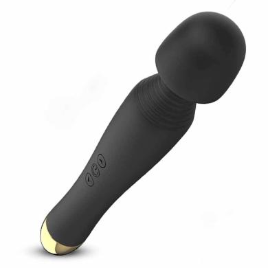 Вибромассажер Silicone Massager Black USB