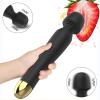 Вібромасажер Silicone Massager Black USB