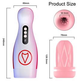 Автоматичний мастурбатор Masturbation Cup, 7 Suction Power, 7 Vibration Setting - 8