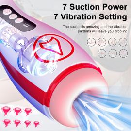 Автоматичний мастурбатор Masturbation Cup, 7 Suction Power, 7 Vibration Setting - 3