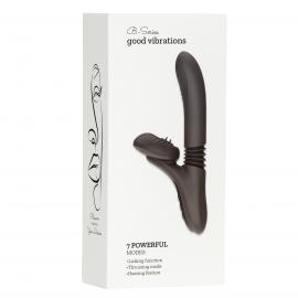 Вібратор для подвійної стимуляції Silicone Vibrator 7 Powerful Modes - Licking,Thrusting and Heatin - 1