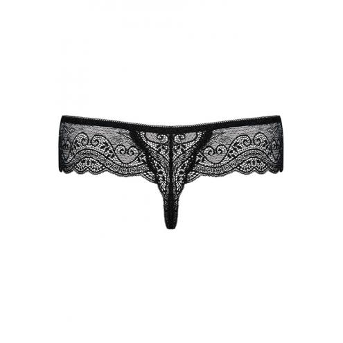 Стрінги Obsessive Miamor (Чорний, L/XL)