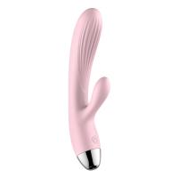 Вібратор для подвійної стимуляції Silicone Pulsator Pink