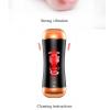 Мастурбатор з вібрацією Cup USB 10 function + Interactive Function / Double Ends