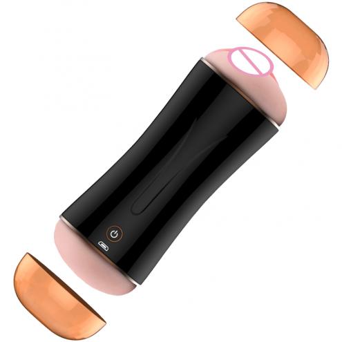 Мастурбатор з вібрацією Cup USB 10 function + Interactive Function / Double Ends