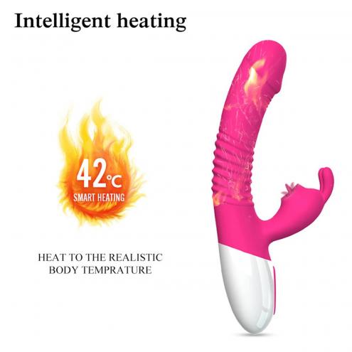 Hi-tech вібратор Silicone Vibrator USB 7 Powerful Licking