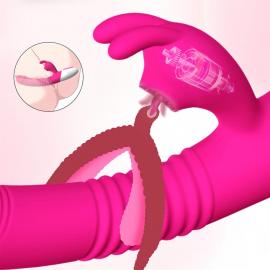 Hi-tech вибратор Silicone Vibrator USB 7 Powerful Licking - 2