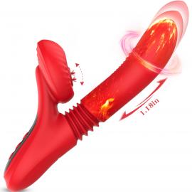 Вібратор для подвійної стимуляції Silicone Vibrator 7 Powerful Modes - 6
