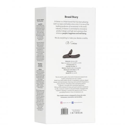 Вібратор для подвійної стимуляції Silicone Vibrator 7 Powerful Modes - Licking,Thrusting and Heatin