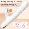 Вибратор для двойной стимуляции Silicone Vibrator 3 rotating functions and 7 licking functions
