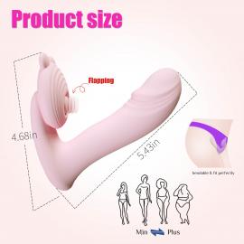 Вибромассажер Silicone Vibrator 3 Speeds, 6 Frequencies, Finger Function, Heating + APP Control - 5