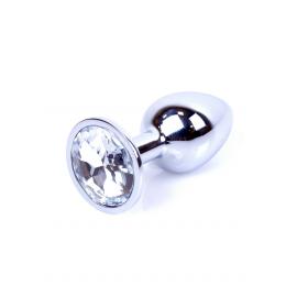 Анальна пробка B - Series Plug-Jewellery Silver PLUG- Clear - 1