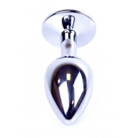 Анальна пробка B - Series Plug-Jewellery Silver PLUG- Clear - 2