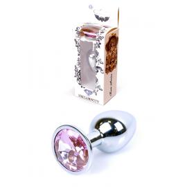 Анальна пробка Jewellery Silver PLUG Rose