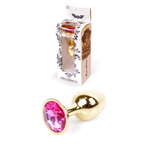 Анальна пробка Jawellery Gold PLUG Pink