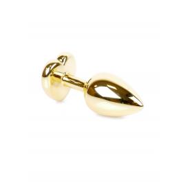 Анальна пробка Jawellery Gold Heart PLUG Green - 3