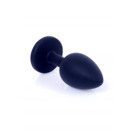 Анальна пробка Jawellery Black Silikon PLUG Small Pink Diamond - 5
