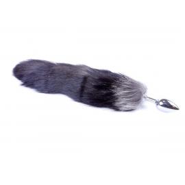 Анальна пробка з хвостом Fox TAIL Black XXL - 3