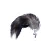 Анальная пробка с хвостом Fox TAIL Black XXL