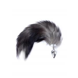 Анальна пробка з хвостом Fox TAIL Black XXL - 8