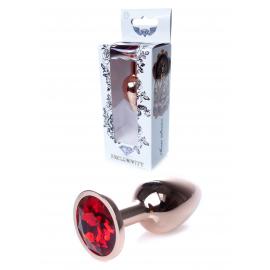 Анальна пробка Jewellery Red Gold PLUG Red