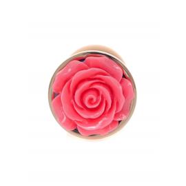 Анальна пробка Jewellery Red Gold PLUG ROSE-Pink - 7