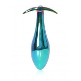 Анальна металева пробка Plug - Jewellery Multicolour PLUG- Clear L - 9
