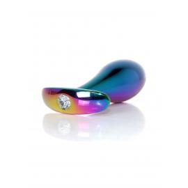 Анальна металева пробка Plug - Jewellery Multicolour PLUG- Clear L - 5