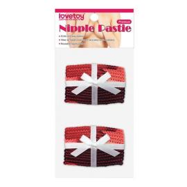 Пестіси - Reusable Christmas Sequin Square Nipple Pasties - 2