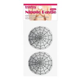 Пестіси - Reusable Spider Glittering Nipple Pasties - 1
