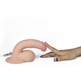 Реалістичний вібратор - The Ultra Soft Dude Vibrating 7.5" - 8
