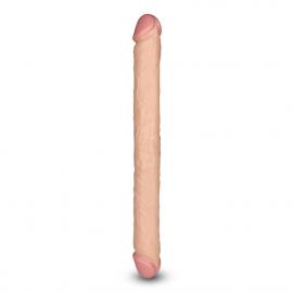 Двосторонній фалоімітатор - King-Sized Realistic Slim Ultra Double Dildo 17 - 6