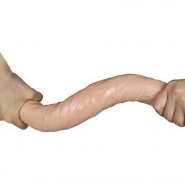 Двосторонній фалоімітатор - King-Sized Realistic Slim Ultra Double Dildo 17 - 8