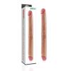 Двухсторонний фаллоимитатор - King-Sized Realistic Slim Ultra Double Dildo 17