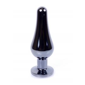 Анальна пробка Jawellery Dark Silver Butt Plug Rose - 3