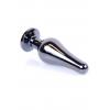Анальная пробка Jawellery Dark Silver Butt Plug Rose