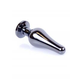 Анальна пробка Jewellery Dark Silver BUTT PLUG Red - 7