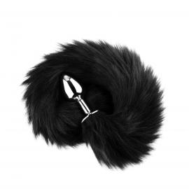 Анальна пробка Plug-Fox TAIL-Black XL - 7