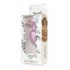 Анальна металева пробка Plug-Jewellery Pearl Pink Heart PLUG - Clear L