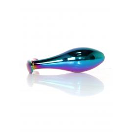 Анальна металева пробка Plug - Jewellery Multicolour PLUG- Clear L - 5