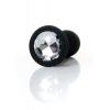 Анальная пробка силиконовая Jewellery Plug Clear - M