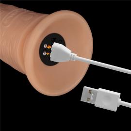 Вібратор на присосці 7 Vibrating Power Basics Cock - 5