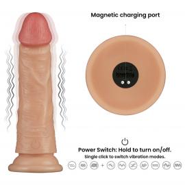Вібратор на присосці 7 Vibrating Power Basics Cock - 4