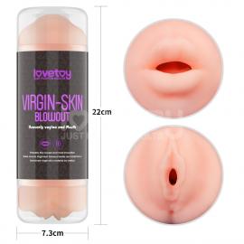 Мастурбатор подвійний SKIN BLOWOUT DOUBLE SIDE STROKER - 8