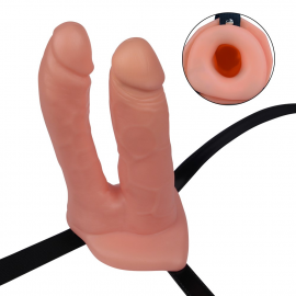 Подвійний страпон Unisex Hollow Strap On - 3