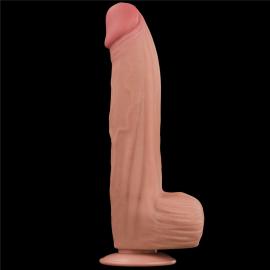 Фалоімітатор 12'' King Sized Sliding Skin Dual Layer Dong - 6