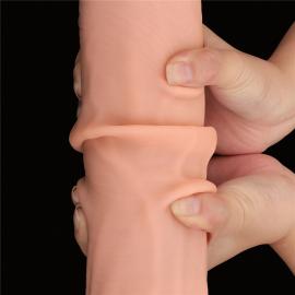 Фалоімітатор 14'' King Sized Sliding Skin Dual Layer Dong - 5